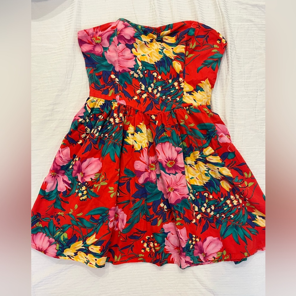 Floral tube dress